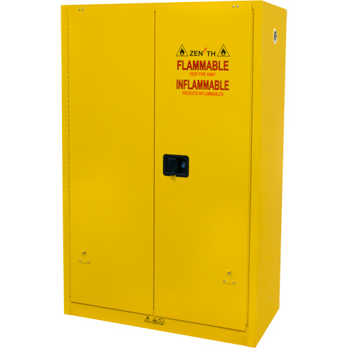 Armoire pour produits inflammables, 45 gal., 2 Porte(s), 43" La x 65" h x 18" p TGS INDUSTRIEL