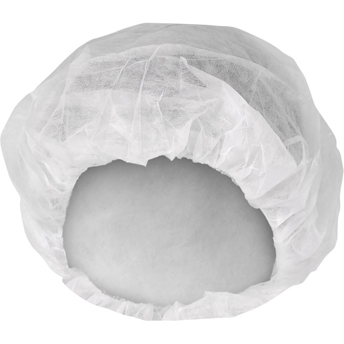 Bonnets bouffants &agrave; usage l&eacute;ger KleenGuard A10, SMMMS, 21", Blanc TGS INDUSTRIEL