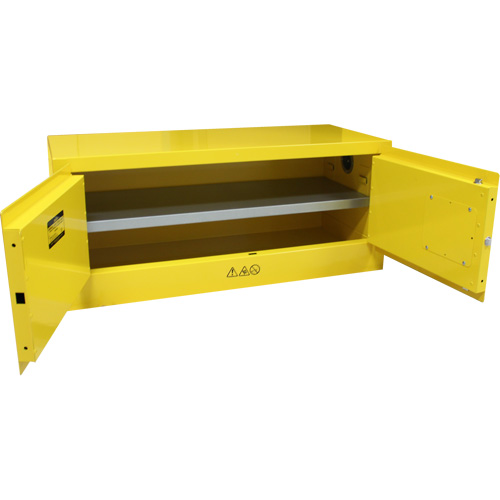 Flammable Storage Cabinet, 12 gal., 2 Door, 43" W x 18" H x 18" D TGS INDUSTRIEL