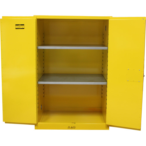 Armoire pour produits inflammables, 90 gal., 2 Porte(s), 43" La x 66" h x 34" p TGS INDUSTRIEL