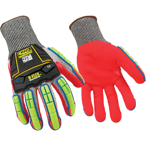 065 Cut-Resistant Gloves, Size X-Small/7, 13 Gauge, Nitrile Coated, HPPE Shell, ANSI/ISEA 105 Level 4 TGS INDUSTRIEL