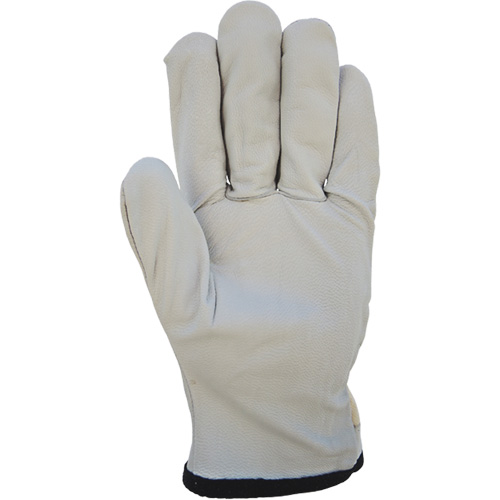 Cotton-Backed Drivers Gloves, Large, Grain Goatskin Palm TGS INDUSTRIEL