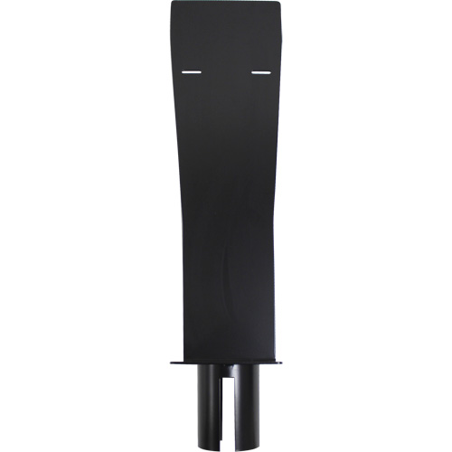 Porte-distributeur pour poteaux de barri&egrave;re pour le contr&ocirc;le des foules, Noir TGS INDUSTRIEL
