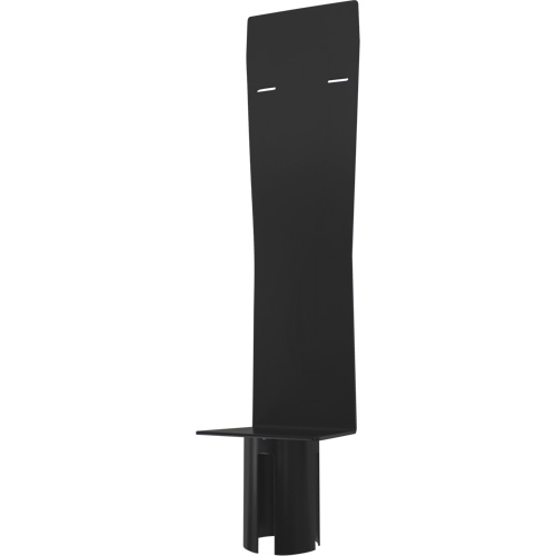 Porte-distributeur pour poteaux de barri&egrave;re pour le contr&ocirc;le des foules, Noir TGS INDUSTRIEL