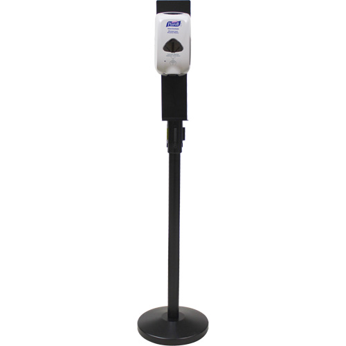 Porte-distributeur pour poteaux de barri&egrave;re pour le contr&ocirc;le des foules, Noir TGS INDUSTRIEL