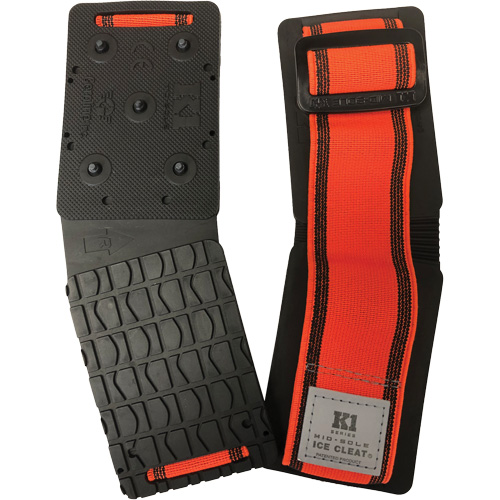 Mid-Sole Slim Ice Cleat, Tungsten Carbide, Stud Traction, One Size TGS INDUSTRIEL