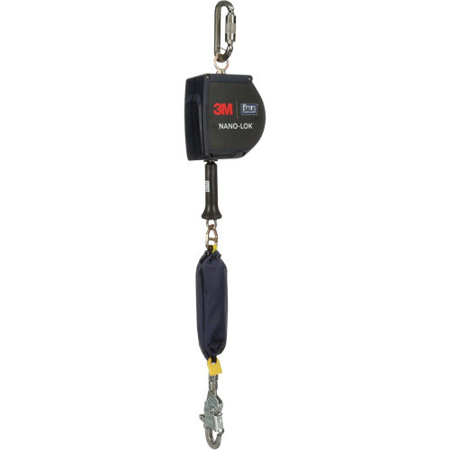 Nano-Lok Extended Length Self Retracting Lifeline, 15', Stainless Steel, Swivel TGS INDUSTRIEL