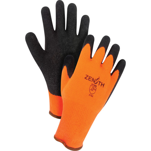 Gant d'hiver en caoutchouc naturel, Grand, R&ecirc;vetement Latex, Calibre 10, Enveloppe en Coton/Polyester TGS INDUSTRIEL