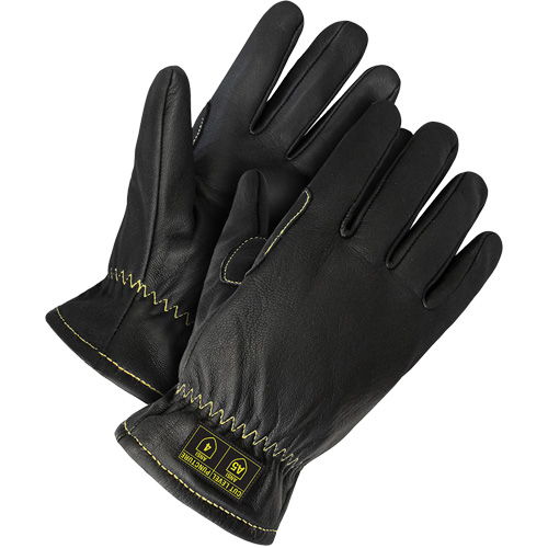 Gants r&eacute;sistants aux huiles Deny, 3T-Grand, Paume en Cuir fleur de ch&egrave;vre TGS INDUSTRIEL