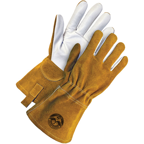 TIG Welder's Gloves, Grain Goatskin, Size X-Large TGS INDUSTRIEL