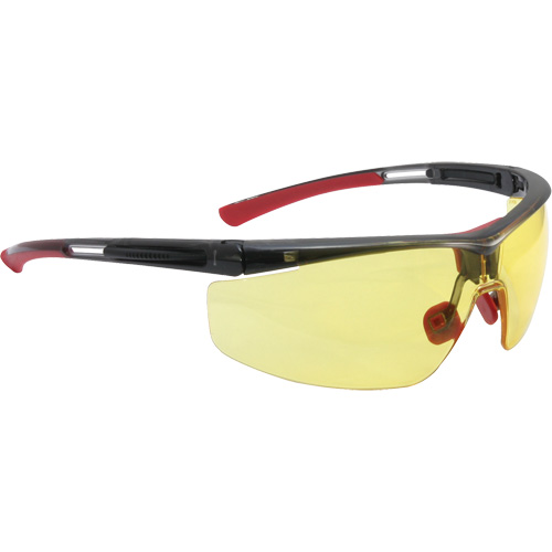 Uvex HydroShield&reg; North Adaptec Safety Glasses, Amber Lens, Anti-Fog/Anti-Scratch, ANSI Z87+/Meets/Exceeds CSA Z94.3 TGS INDUSTRIEL