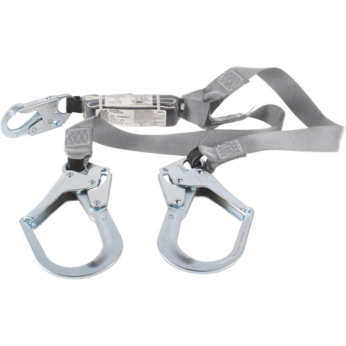 Dynamic Dyna-One Energy Absorber Lanyard, 2 Legs, 6', CSA Class B, Polyester TGS INDUSTRIEL