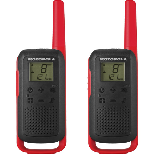 Radios bidirectionnelles Talkabout, Bande FRS, 22 canaux, Port&eacute;e 32 km TGS INDUSTRIEL