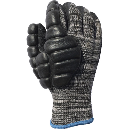 Anti-Impact Coated Hammer Gloves, 8/Medium, Synthetic Palm, Elastic Cuff TGS INDUSTRIEL
