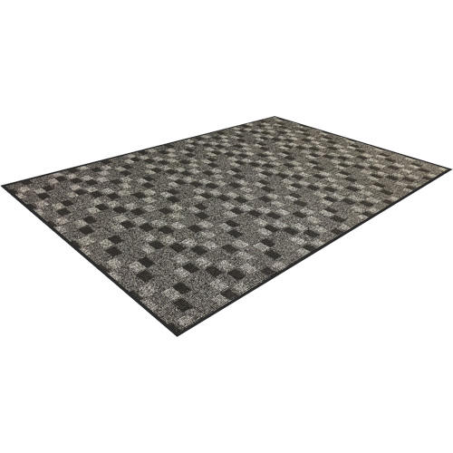 Tapis de vestibule Terra Nova classique, Essuie-pieds, 4' x 6' x 5/16", Charbon TGS INDUSTRIEL