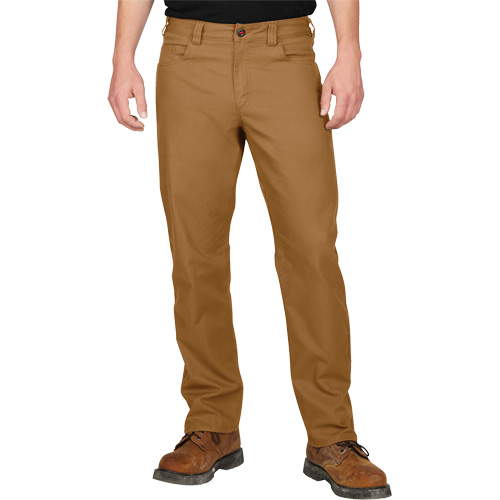 Pantalon de travail flexible et robuste, Poly-coton/Spandex, Khaki, Taille 38, Entrejambe 34 TGS INDUSTRIEL