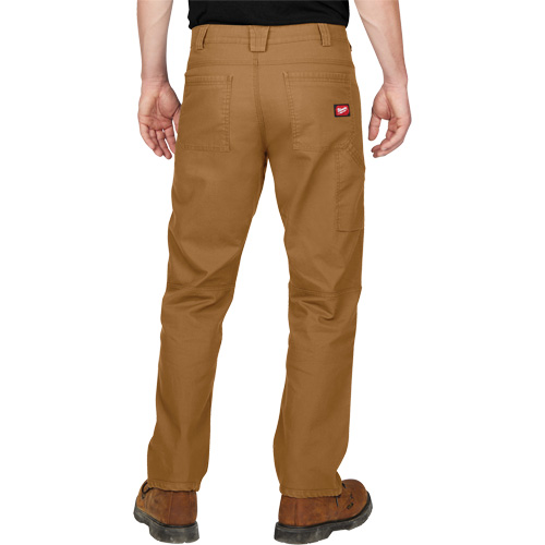 Pantalon de travail flexible et robuste, Poly-coton/Spandex, Khaki, Taille 38, Entrejambe 34 TGS INDUSTRIEL