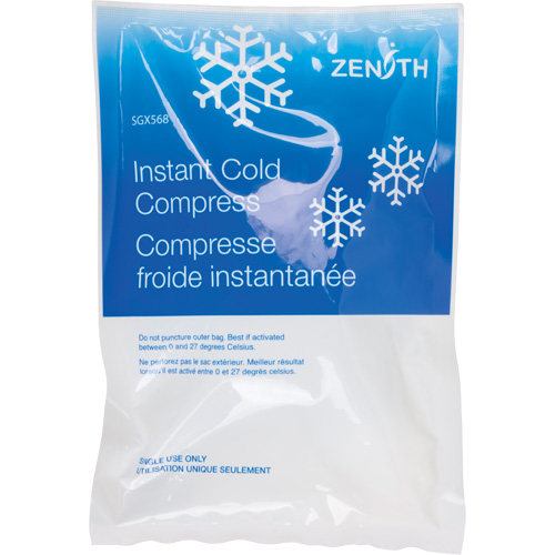 Instant Compress, Cold, Single Use, 6" x 9" TGS INDUSTRIEL