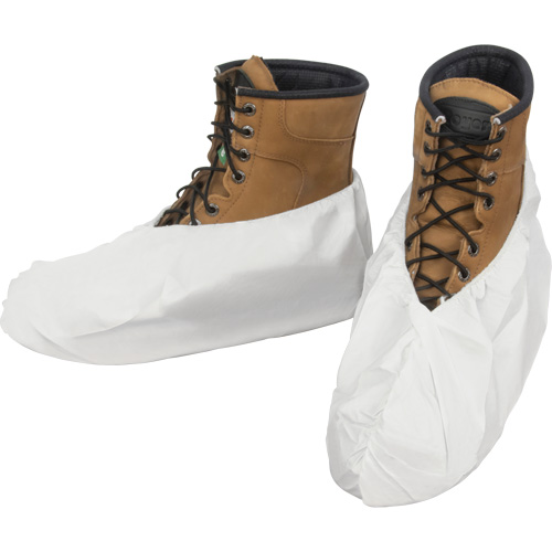 Couvre-chaussures, Taille unique, Microporeux, Blanc TGS INDUSTRIEL
