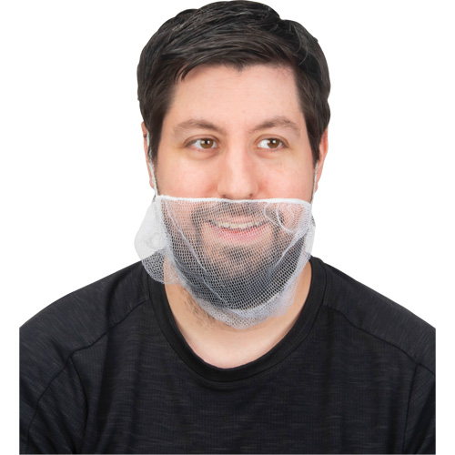 Filets &agrave; barbe, Nylon, Blanc TGS INDUSTRIEL