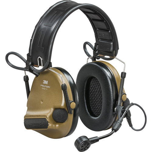 Casque VI NIB avec rail arc Peltor ComTac, Style Bandeau, 23 dB TGS INDUSTRIEL