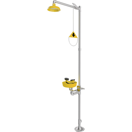 Combination Emergency Shower & Eyewash Station, Pedestal TGS INDUSTRIEL