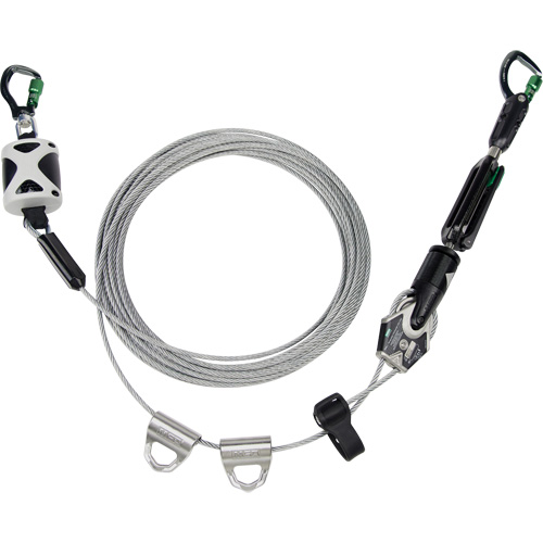 Temporary Horizontal Lifeline, Galvanized Cable TGS INDUSTRIEL