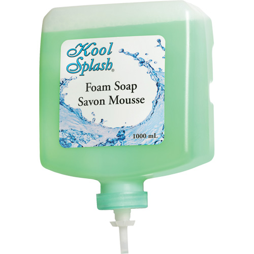 Kool Splash&reg; Soothing Aloe Soap, Foam, 1000 ml, Scented TGS INDUSTRIEL