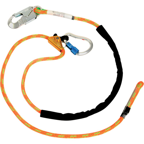 Adjustable Rope Lanyard, 1 Legs, 6', CSA Class F, Polyester TGS INDUSTRIEL