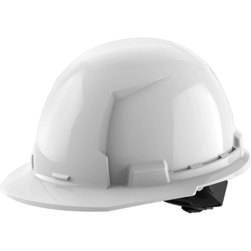 Casque de s&eacute;curit&eacute; &agrave; bordure avant, R&eacute;pond aux normes CSA type 1, Suspension Rochet, Non ventil&eacute; TGS INDUSTRIEL