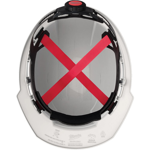 Casque de s&eacute;curit&eacute; &agrave; bordure avant, R&eacute;pond aux normes CSA type 1, Suspension Rochet, Non ventil&eacute; TGS INDUSTRIEL