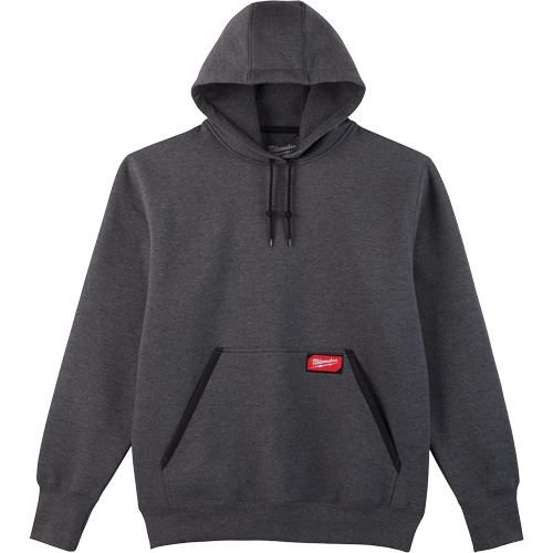 Heavy-Duty Pullover Hoodie, Men's, Medium, Grey TGS INDUSTRIEL