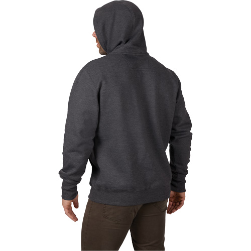 Heavy-Duty Pullover Hoodie, Men's, Medium, Grey TGS INDUSTRIEL