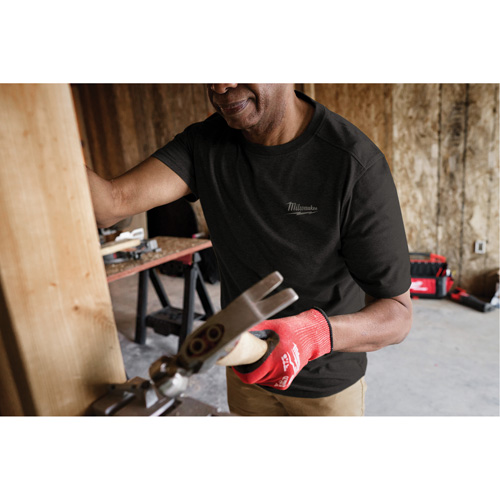 T-shirt de travail hybride, Hommes, Petit, Noir TGS INDUSTRIEL