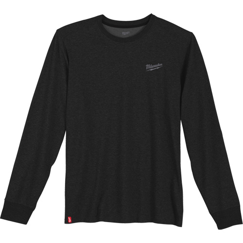 Hybrid Work Tee Shirt, Men's, Small, Black TGS INDUSTRIEL
