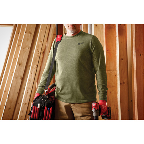 T-shirt de travail hybride, Hommes, Petit, Vert TGS INDUSTRIEL