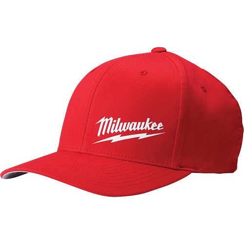 Casquette ajust&eacute;e Flexfit, Rouge, Poly-coton TGS INDUSTRIEL