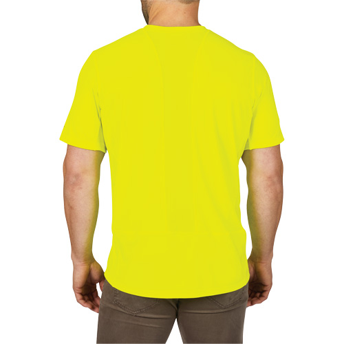 Workskin Lightweight High Visibility Shirt, Men's, Small, Yellow TGS INDUSTRIEL