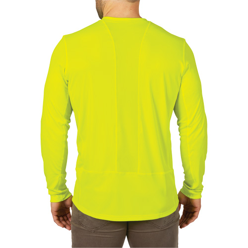 Chandail l&eacute;ger &agrave; haute visibilit&eacute; Workskin, Hommes, Petit, Jaune TGS INDUSTRIEL