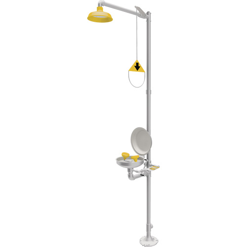 Combination Emergency Shower & Eyewash Station, Pedestal TGS INDUSTRIEL
