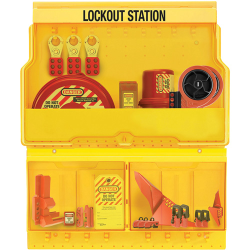 Station de cadenassage pour vannes et appareils &eacute;lectriques de luxe et de qualit&eacute; sup&eacute;rieure, Cadenas Aucune, Capacit&eacute; de 32, Cadenas Non compris TGS INDUSTRIEL