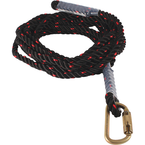 Dynamic Vertical Rope Lifeline with Carabiner TGS INDUSTRIEL