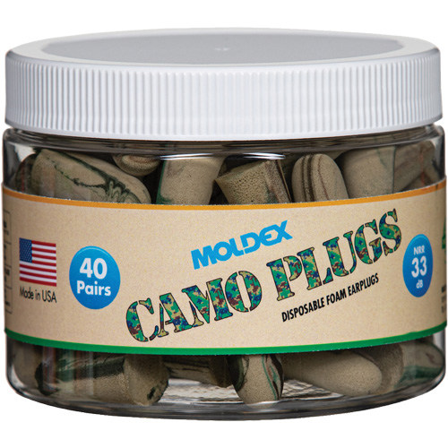 Camo Earplugs, Bulk - Canister TGS INDUSTRIEL