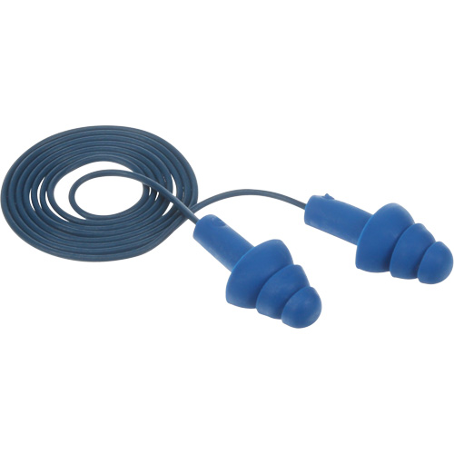 E-A-R Ultrafit Premolded Earplugs, Corded, One-Size, Bulk - Polybag, NRR 25 dB NRR dB TGS INDUSTRIEL