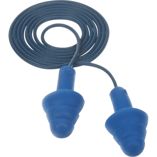 E-A-R Ultrafit Premolded Earplugs, Corded, One-Size, Bulk - Polybag, NRR 25 dB NRR dB TGS INDUSTRIEL