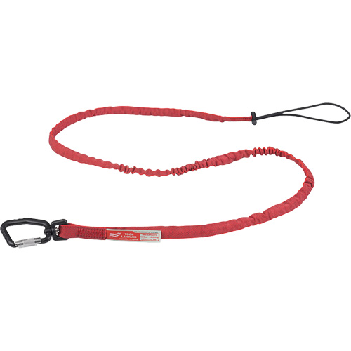 Extended Reach Locking Tool Lanyard, Bungee, Carabiner/Loop TGS INDUSTRIEL