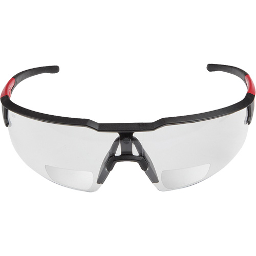 Magnified Safety Glasses, Anti-Scratch, Clear, 1.0 Diopter TGS INDUSTRIEL