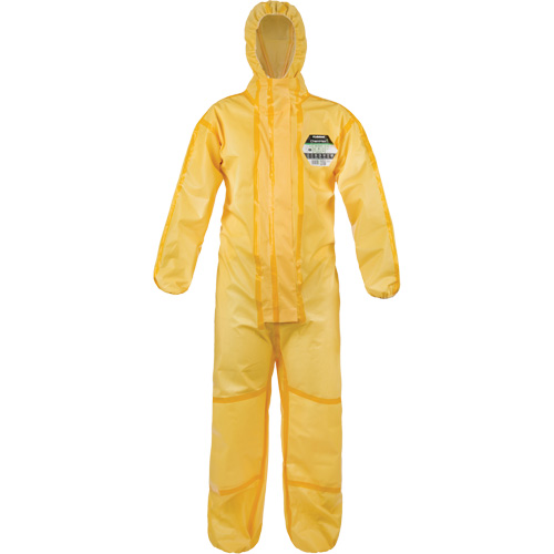 ChemMax&reg; 1 Coveralls, Polyethylene/Polypropylene, Small, Yellow TGS INDUSTRIEL