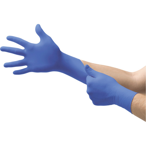 Microflex&reg; N85 Gloves, X-Small, Nitrile, 3.5-mil, Powder-Free, Blue, Class 2 TGS INDUSTRIEL