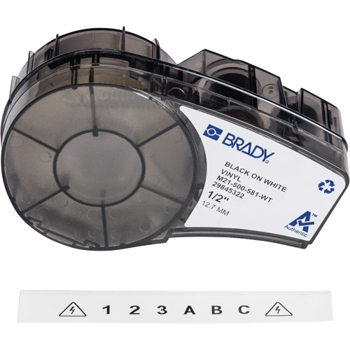 Repositionable Multi-Purpose Labels with Ribbon, Black TGS INDUSTRIEL